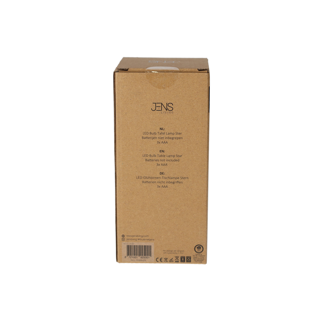 25397 - JENS Living LED Tafellamp Ster - Afbeelding 4