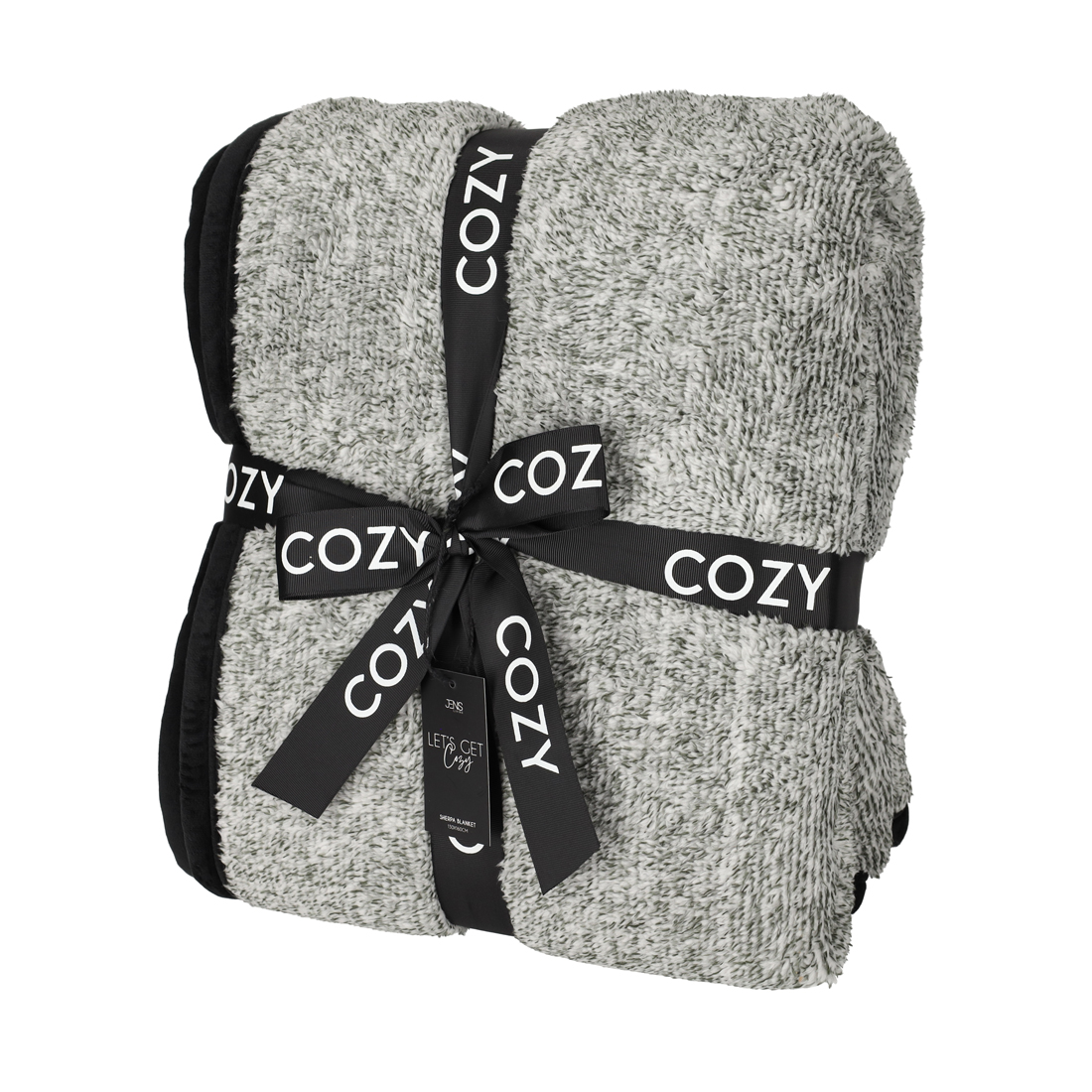 25478 - JENS Living Sherpa Plaid Zwart