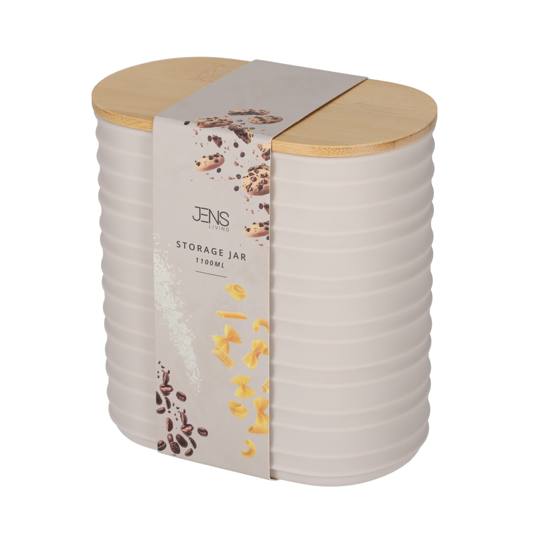 25552 - JENS Living Voorraadbus Ribbel Steengrijs Small - Afbeelding 4