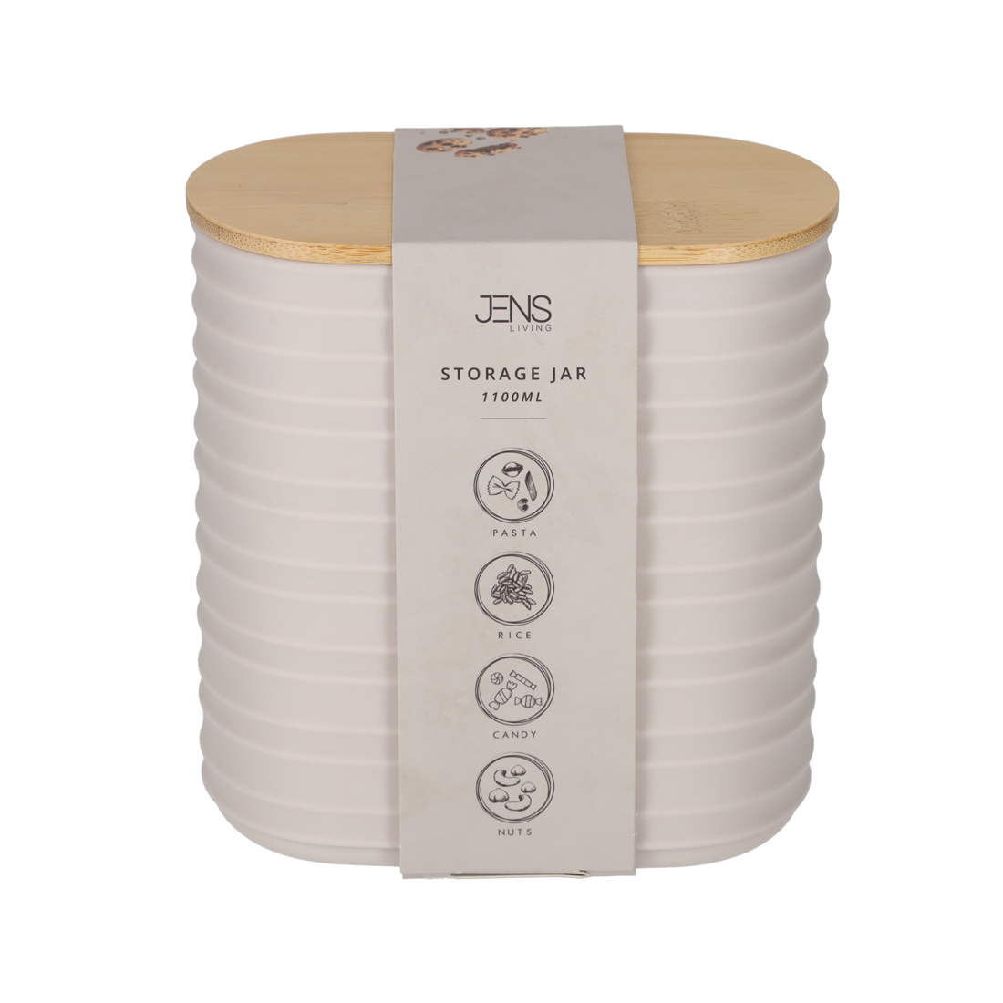 25552 - JENS Living Voorraadbus Ribbel Steengrijs Small - Afbeelding 6