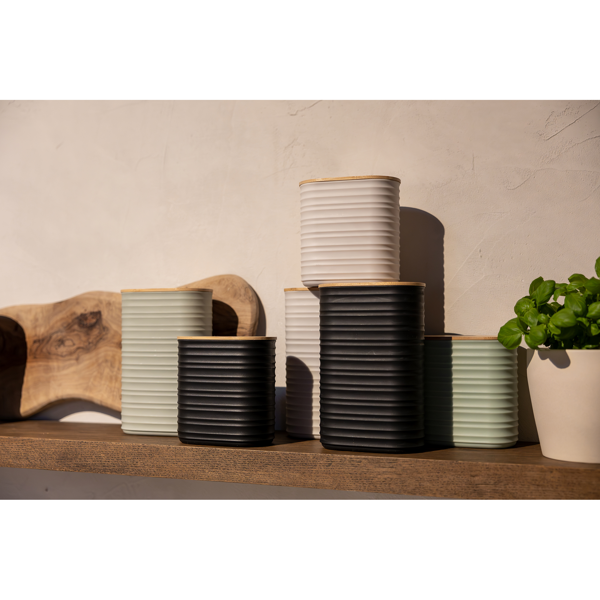 25552 - JENS Living Voorraadbus Ribbel Steengrijs Small - Afbeelding 3