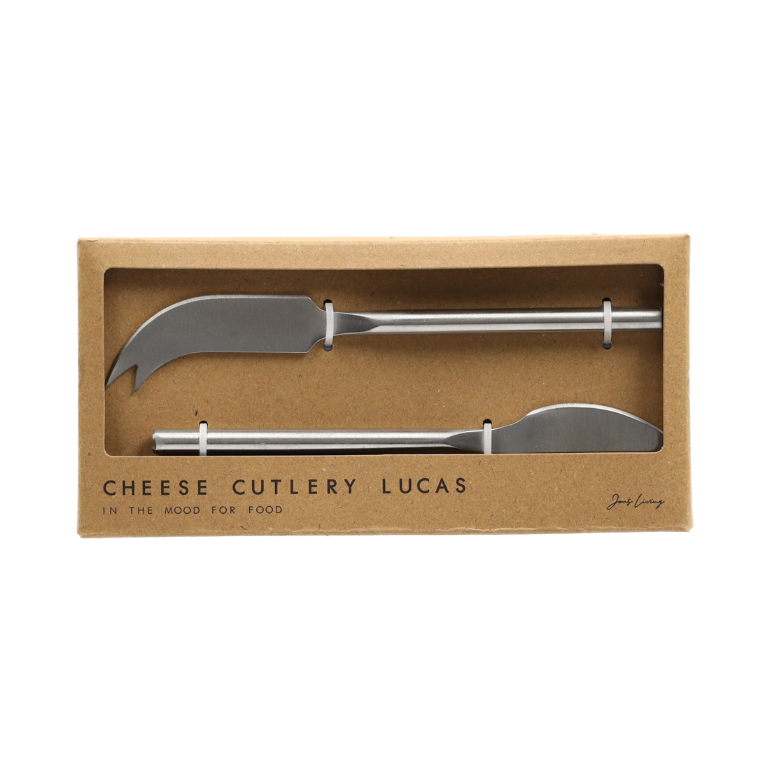 25569 - JENS Living Kaasbestek Lucas Zilver - Afbeelding 4