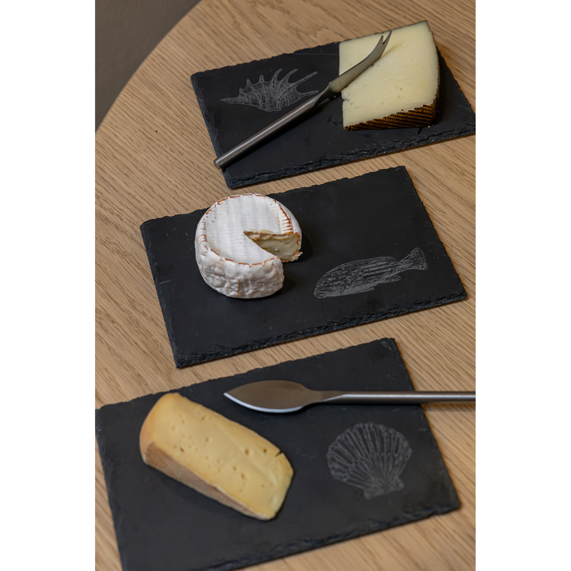 25569 - JENS Living Kaasbestek Lucas Zilver - Afbeelding 3