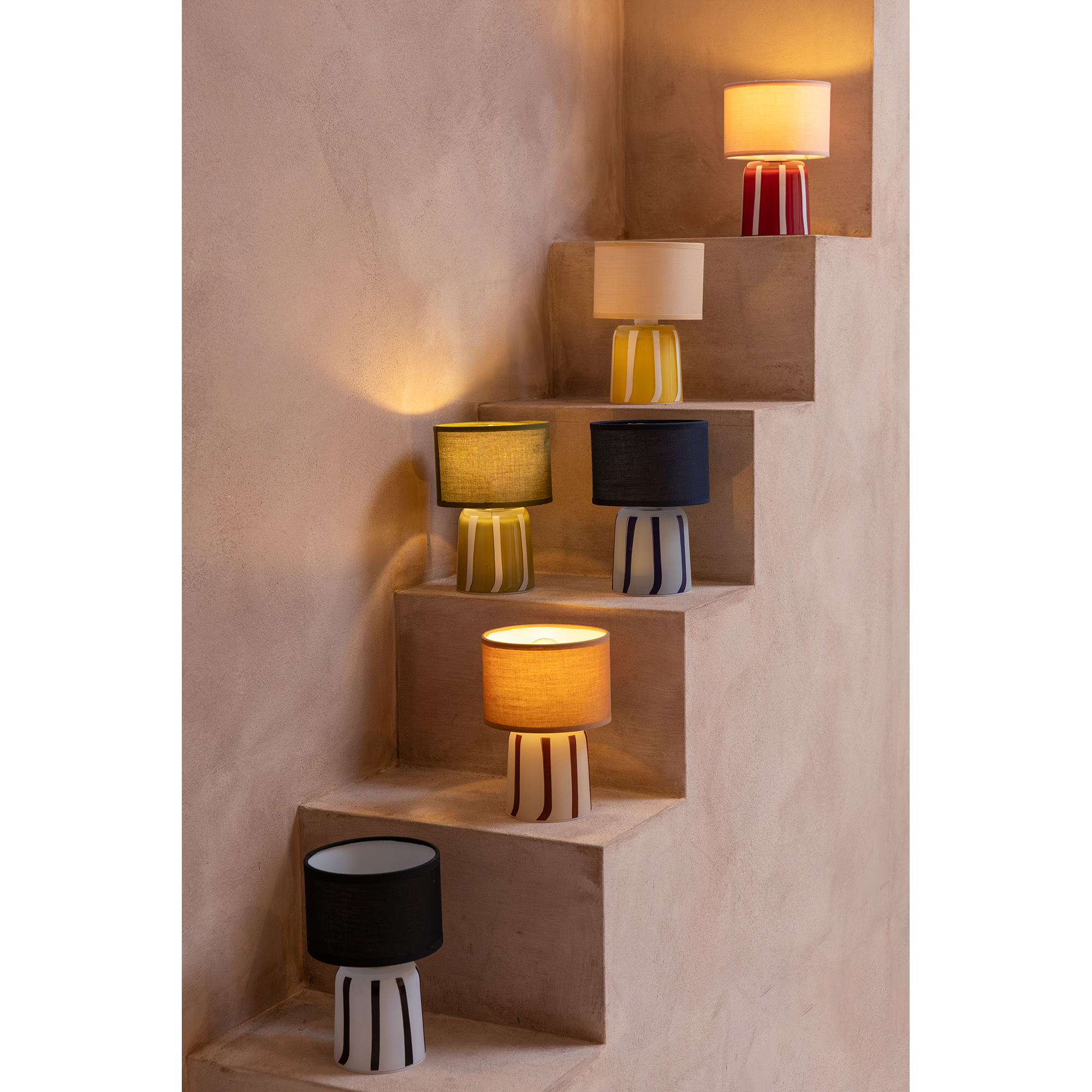 25629 - JENS Living LED Tafellamp Lily Bruin - Afbeelding 3