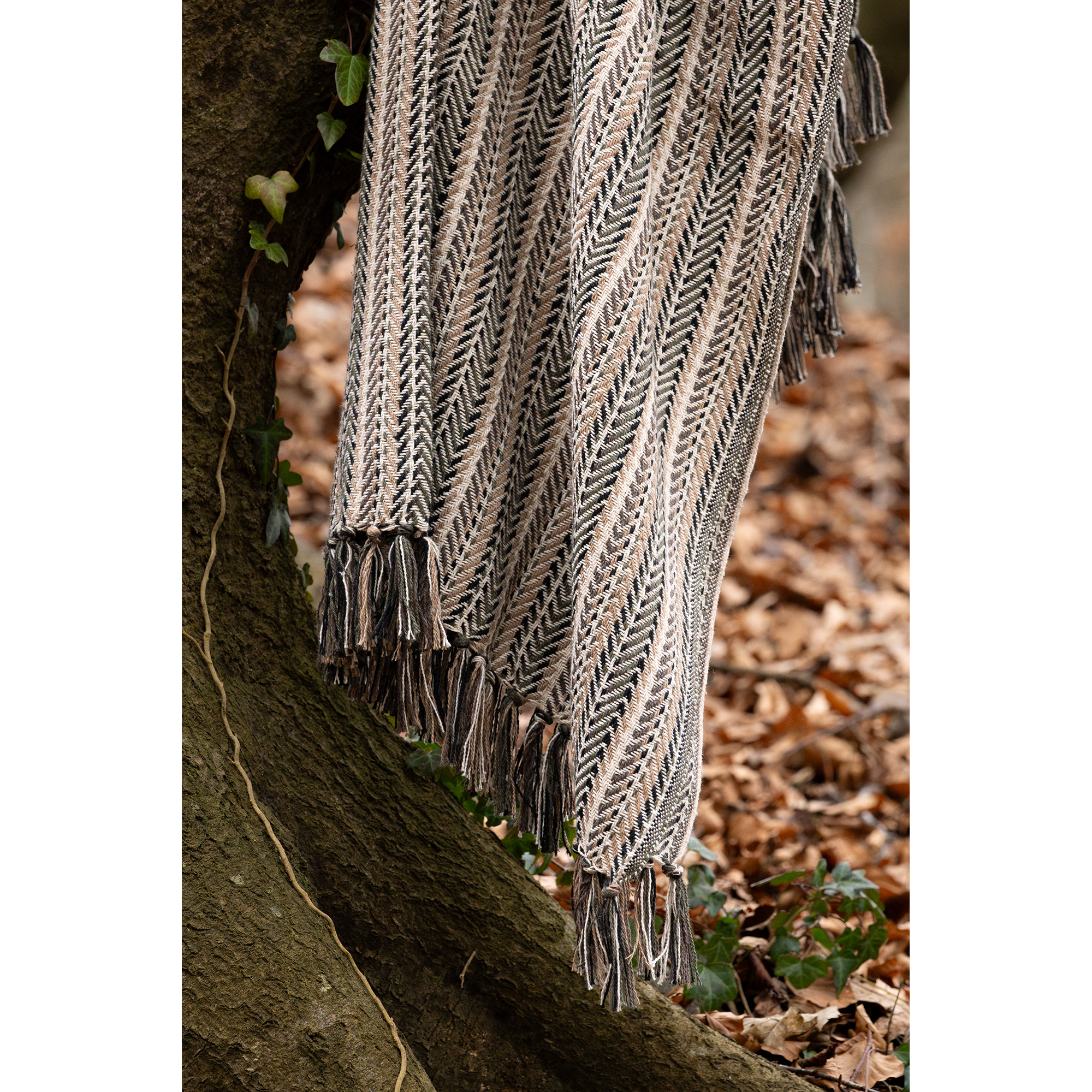 25650 - JENS Living Recycled Cotton Plaid Pip Naturel - Afbeelding 3