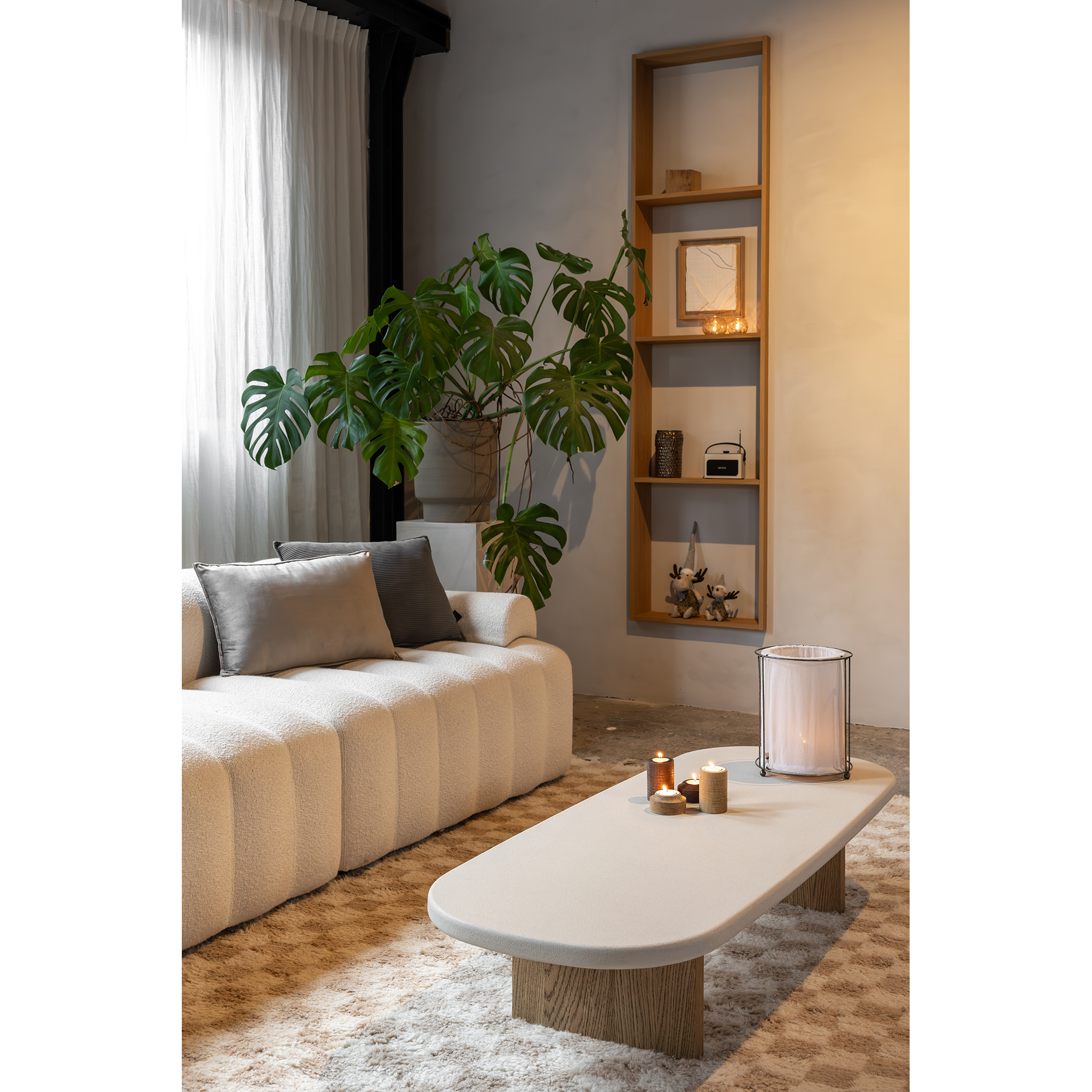 25704 - JENS Living Warmtekussen RPET 60x40 Donkergrijs - Afbeelding 4