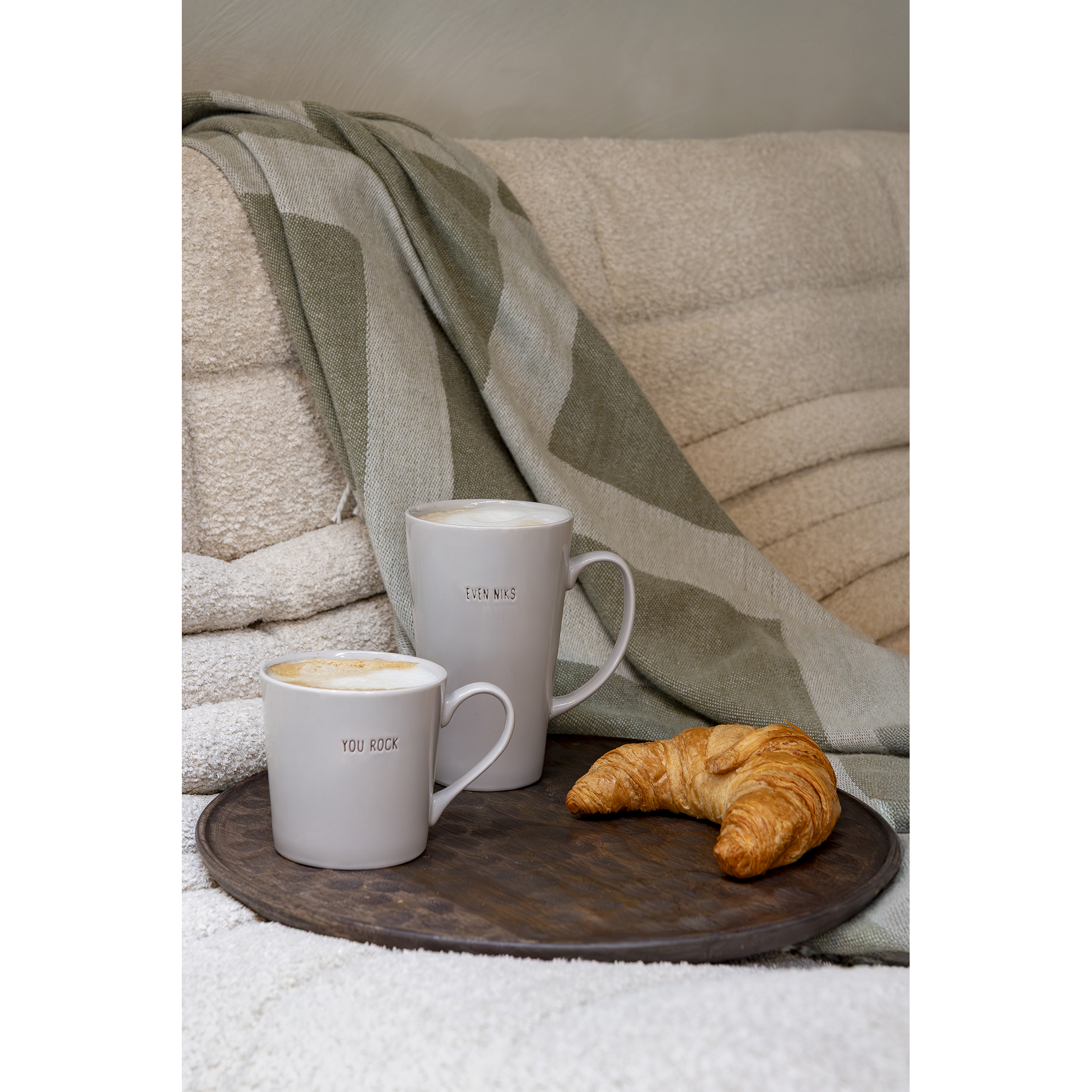 25734 - JENS Living Shiny Mok Zand XL - Afbeelding 3