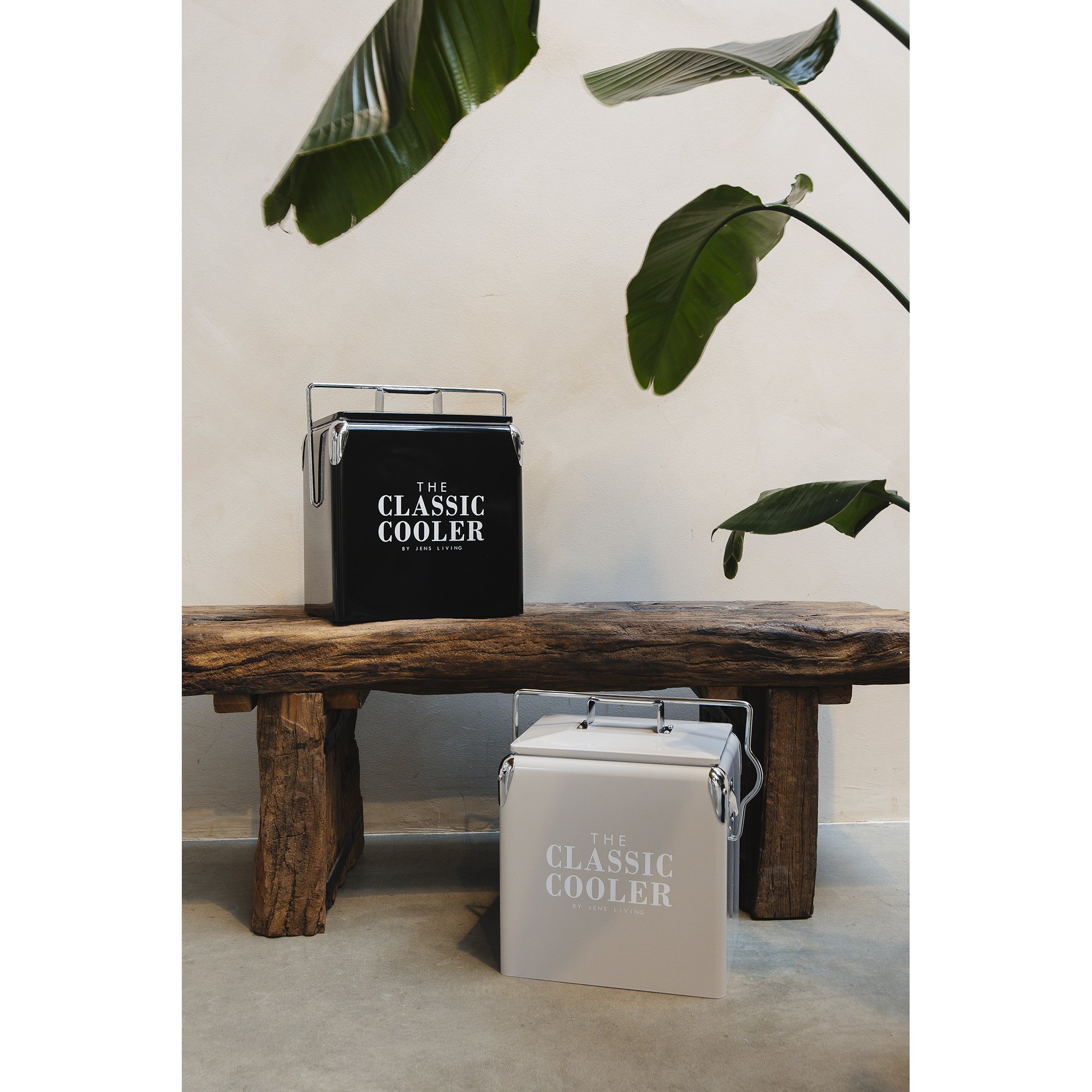 25839 - JENS Living Retro Koelbox Taupe - Afbeelding 4